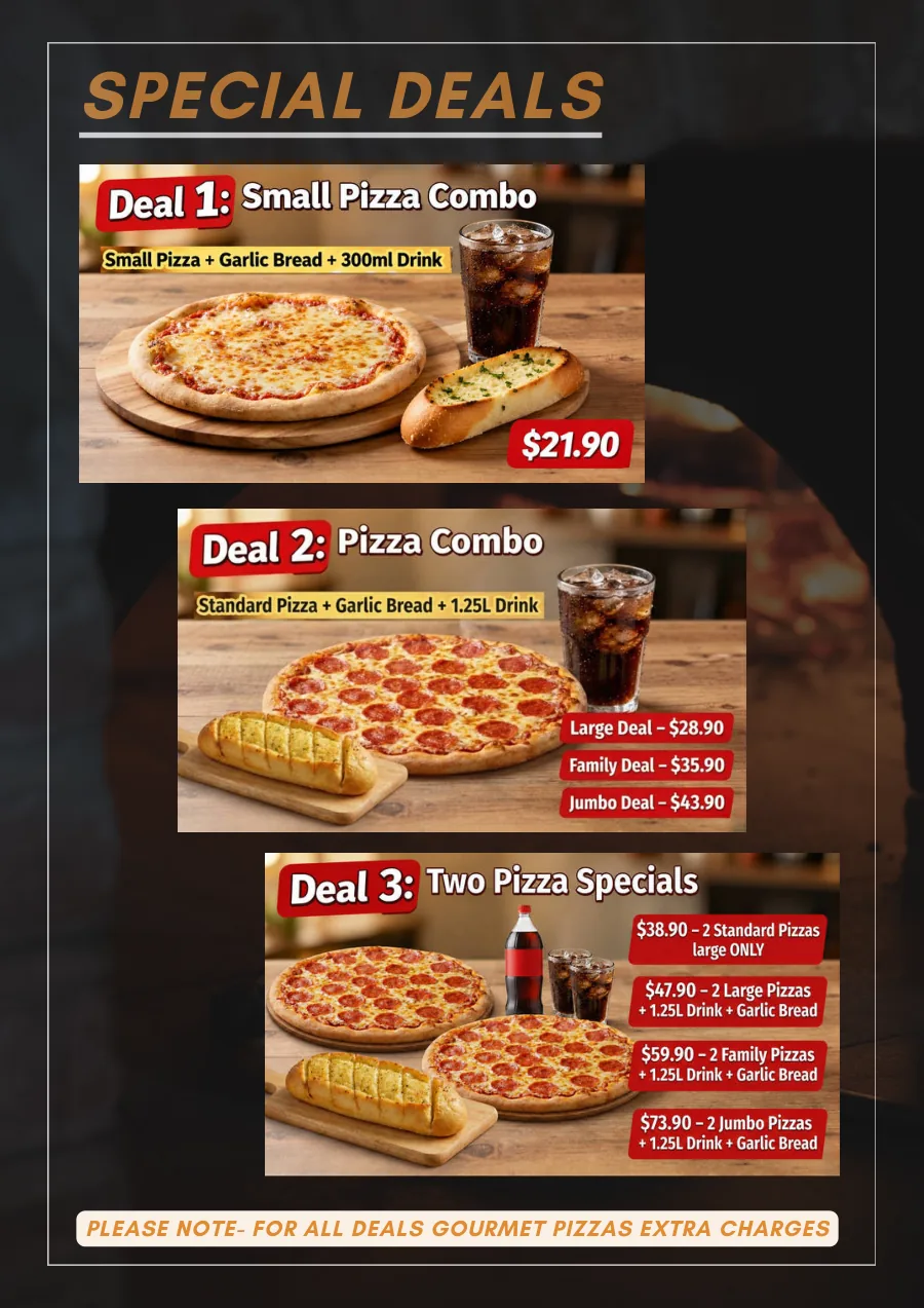 Centrepoint menu page 3