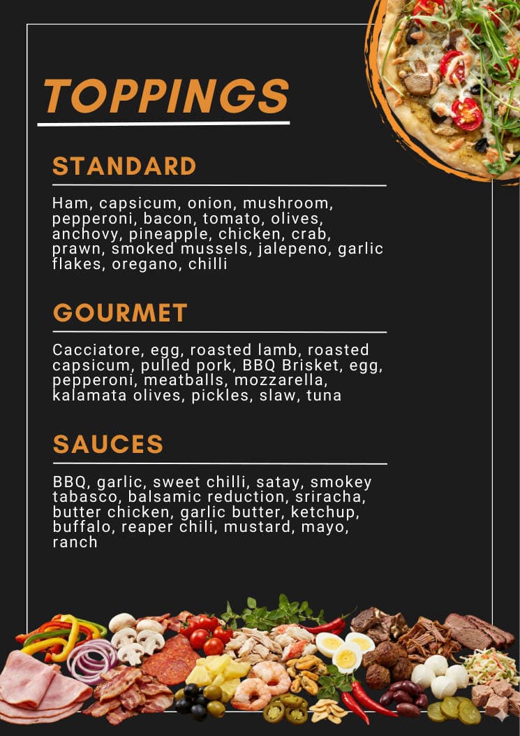 Centrepoint menu page 10