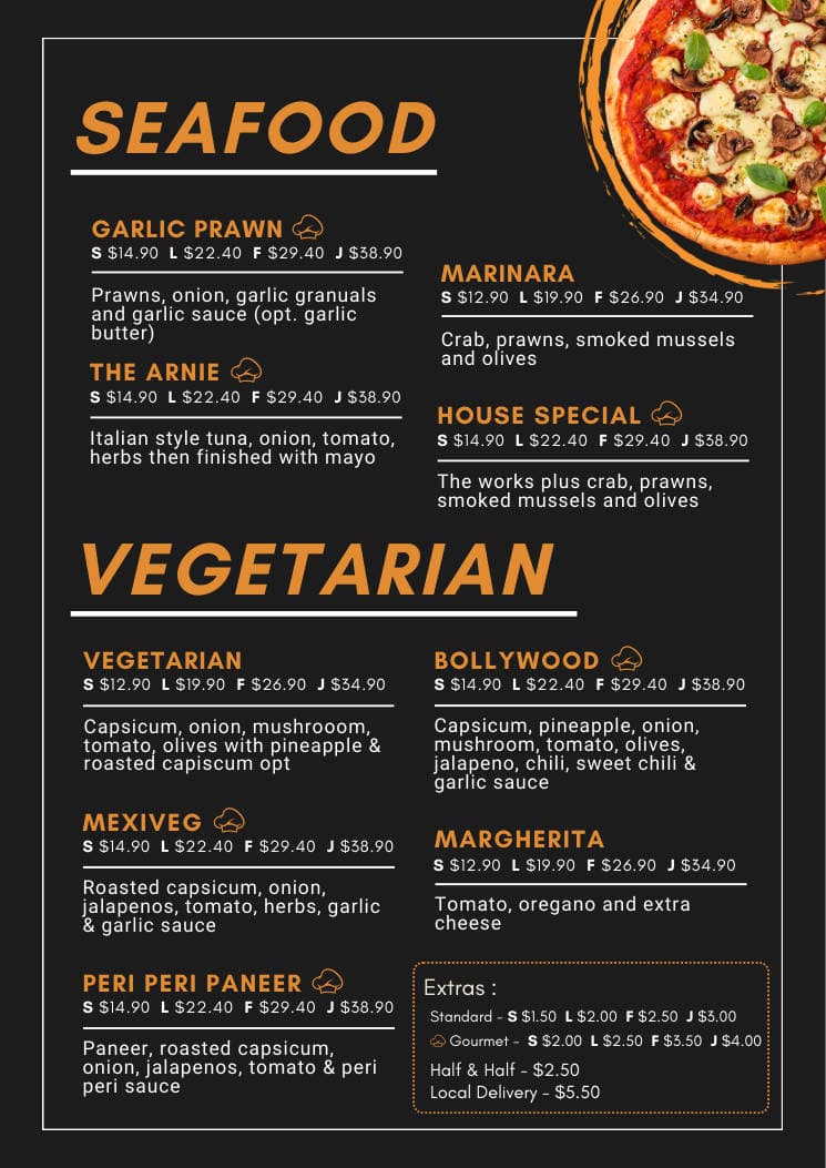 Centrepoint menu page 7